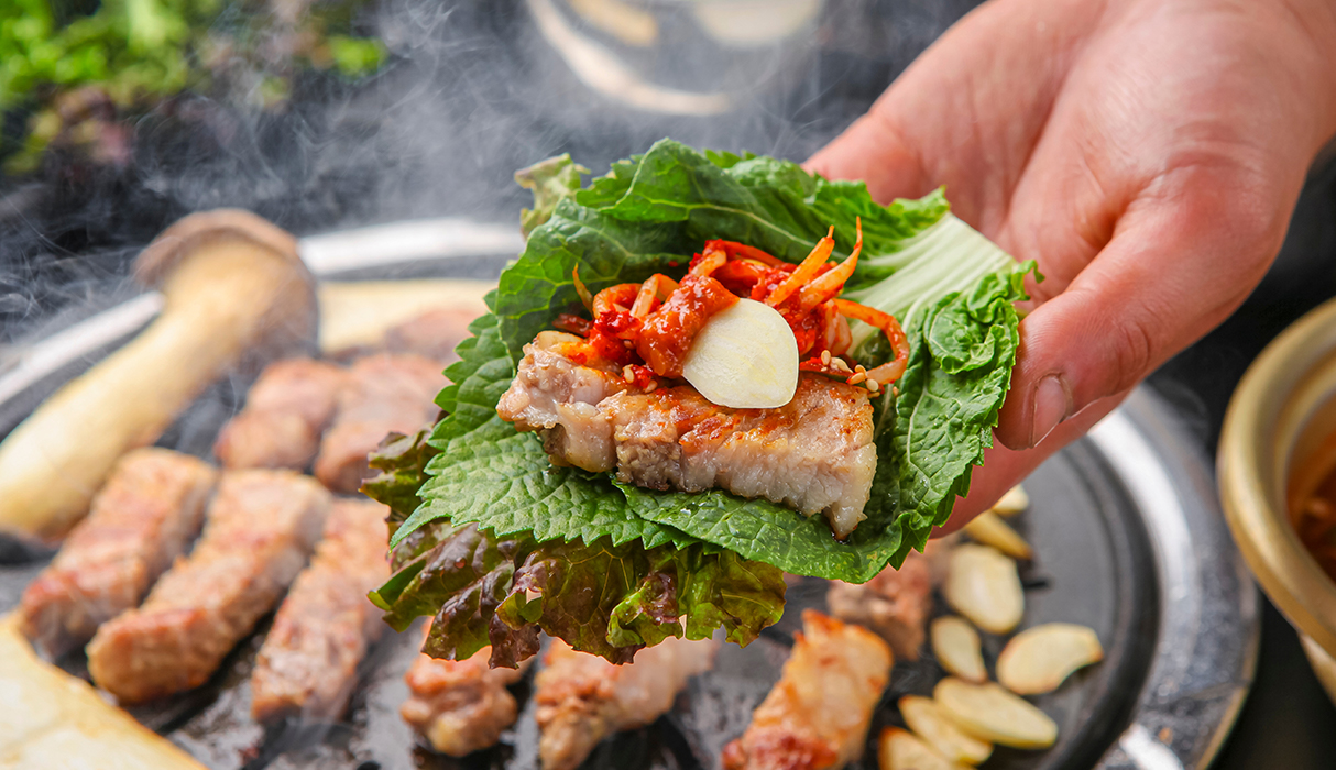 Korean Barbecue Pork Moksal Samgyupsal Samgyupsal Recipe Korean