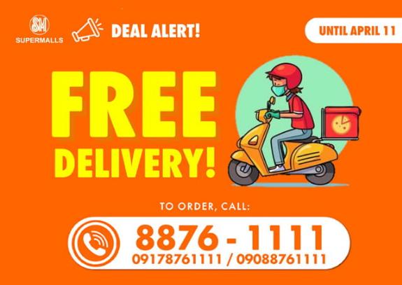 Free Delivery at SM: Extended until April 18! | SM Supermalls