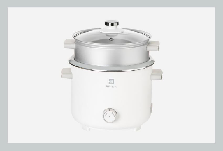 The SM Store, Shop SM, sm supermalls, sm, BRIKK, Rice Cooker with steamer, rice cooker, BRIKK Rice Cooker, BRIKK Rice Cooker with Steamer, white rice cooker with steamer, white rice cooker