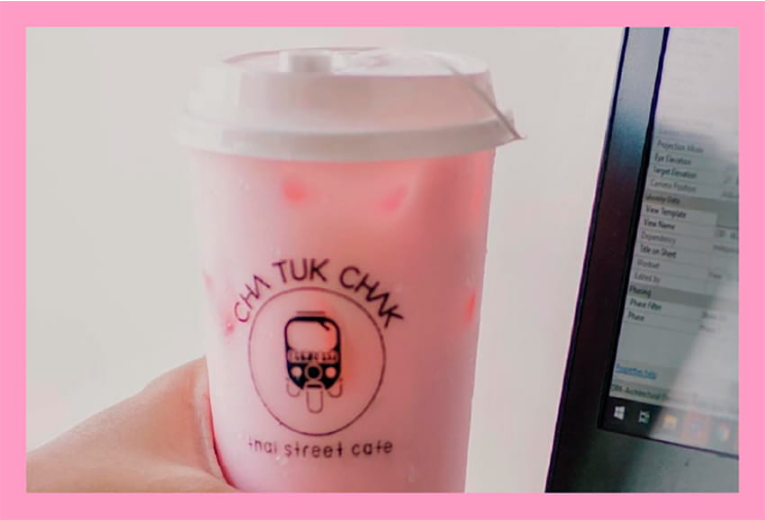 restaurants, Dine, eat and drink, SM Mall Branches, Ice Cream Shop, Ice Cream Shops, restaurants at SM, Cha Tuk Chak Thai Cafe, Nom Yen Drink, pink milk tea