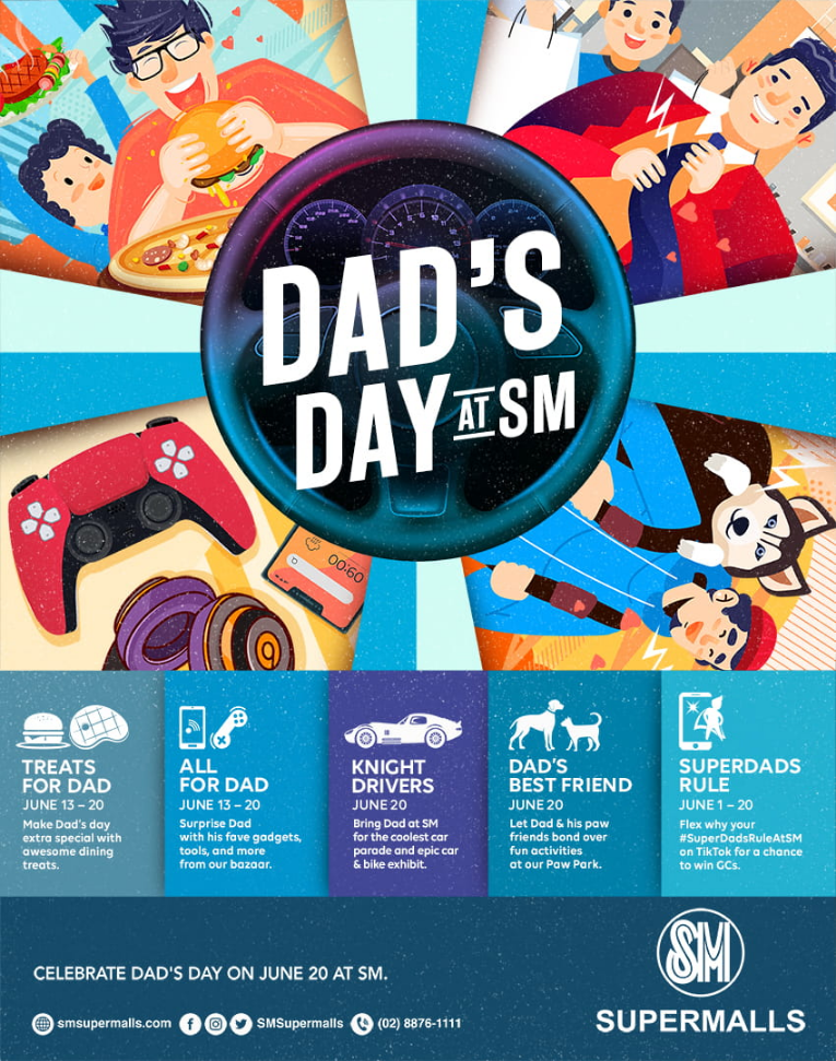 Father’s Day, Father’s Day 2021, Father’s Day Celebration, Celebrate Father’s Day at SM, Celebrate Father’s Day at SM Supermalls, Safe Malling, SM Safe Malling, Safe Malling at SM, SM Paw Park, SM Gadgets, Dine-in at SM, Dine In at SM, Super Dads Rule at SM, SM, SM Supermalls, SM Sale, SM Sale and Events, Dad’s Day at SM, SM Malls Online App, SM Malls Online