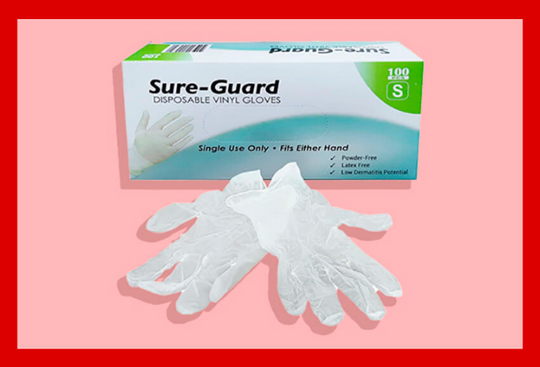 Sure Guard Disposable Vinyl Gloves (Small), P391.29/100 pcs from Watsons located at SM Supermalls