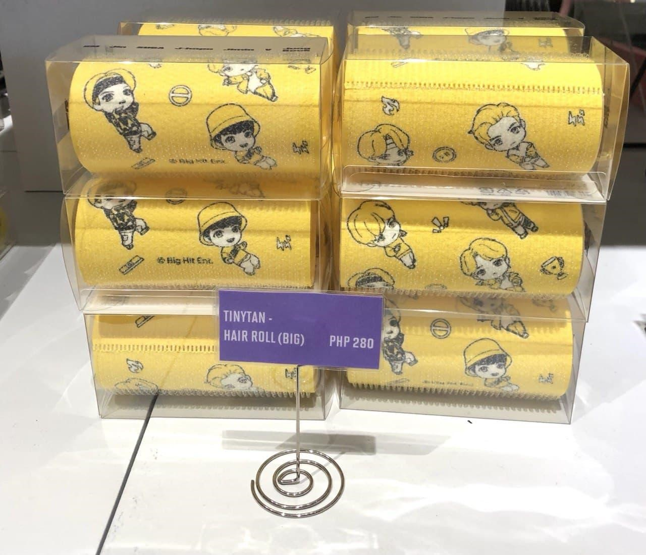 TinyTAN Hair Rollers at BTS Pop Up Store: Space of BTS in Metro Manila | SM Megamall