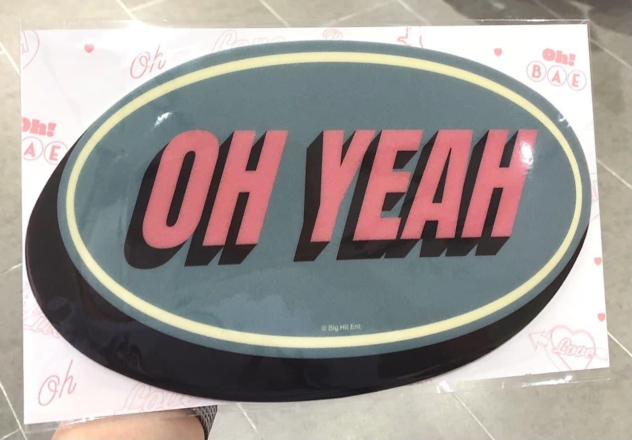 “Oh Yeah” Boy with Luv Mousepad at BTS Pop Up Store: Space of BTS in Metro Manila | SM Megamall