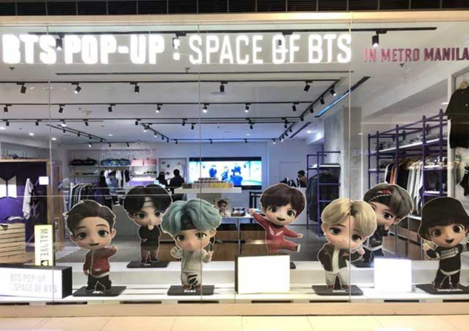 BTS Pop Up Store: Space of BTS in Metro Manila | SM Supermalls | SM ...