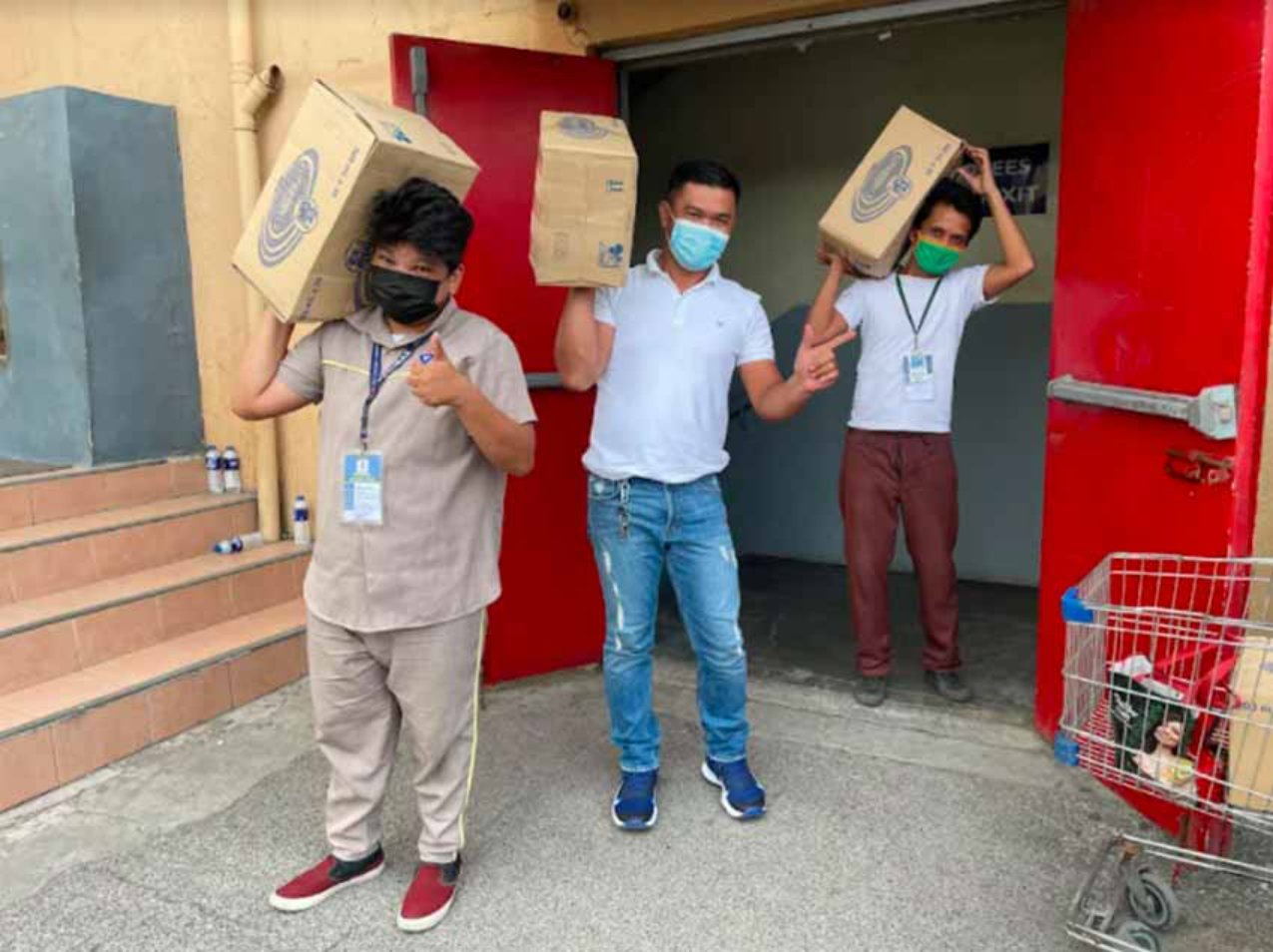 SM Employees support the 100 Days of Caring for Typhoon Odette Victims