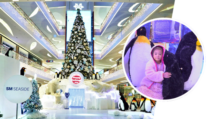 SM Supermalls Guide: Get a snowy white Christmas adventure and witness the Winter Magic at Mountain Wing Atrium, SM Seaside City Cebu