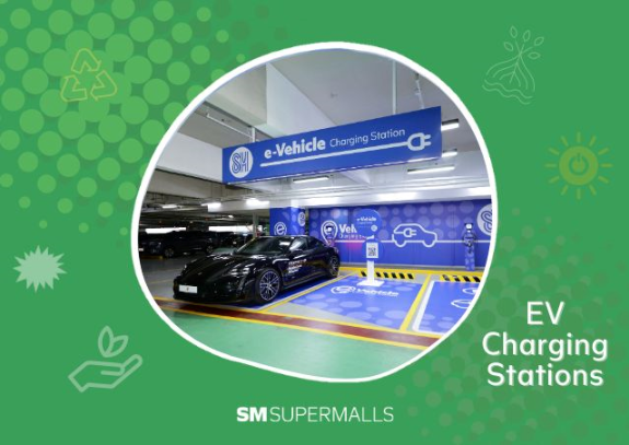 SM Green Future Initiatives: EV charging stations at SM Supermalls