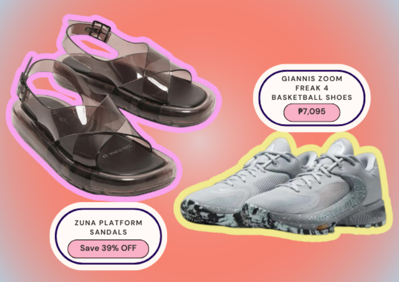 10 Essential Tips for Attending Your First Concert: Zuna Platform Sandals and GIANNIS Zoom Freak 4 Basketball Shoes from Shop SM | SM Supermalls