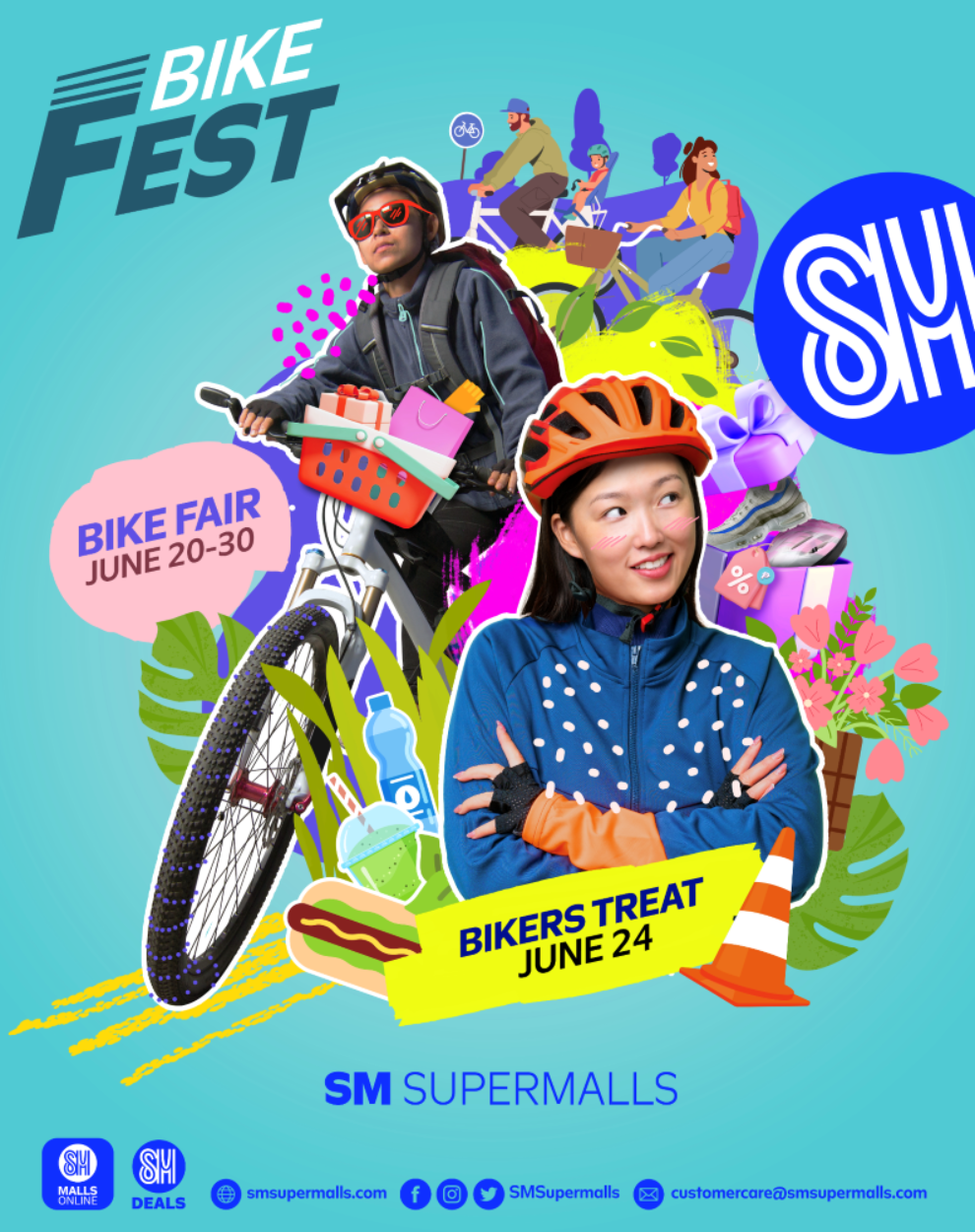 SM Pushes For Eco-Mobility, Celebrates World Bike Day Nationwide | SM Supermalls