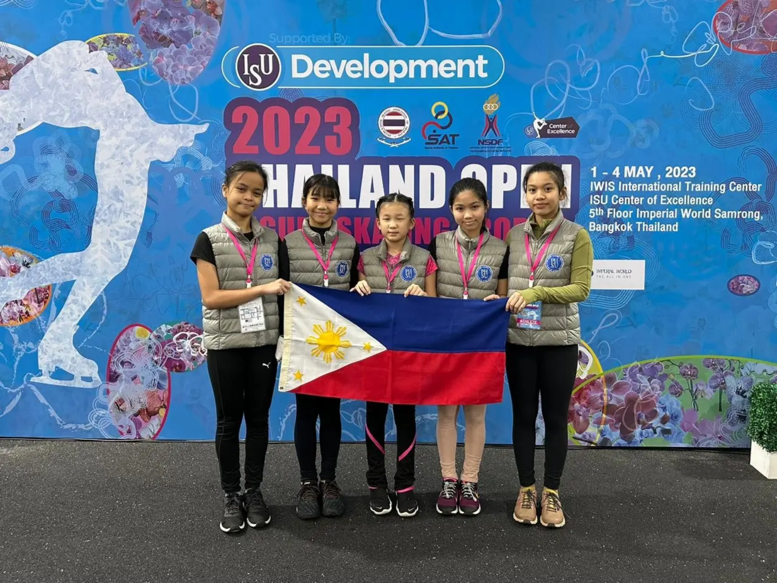 Five representatives from SM Skating at Thailand Open Figure Skating Trophy 2023 | SM Supermalls