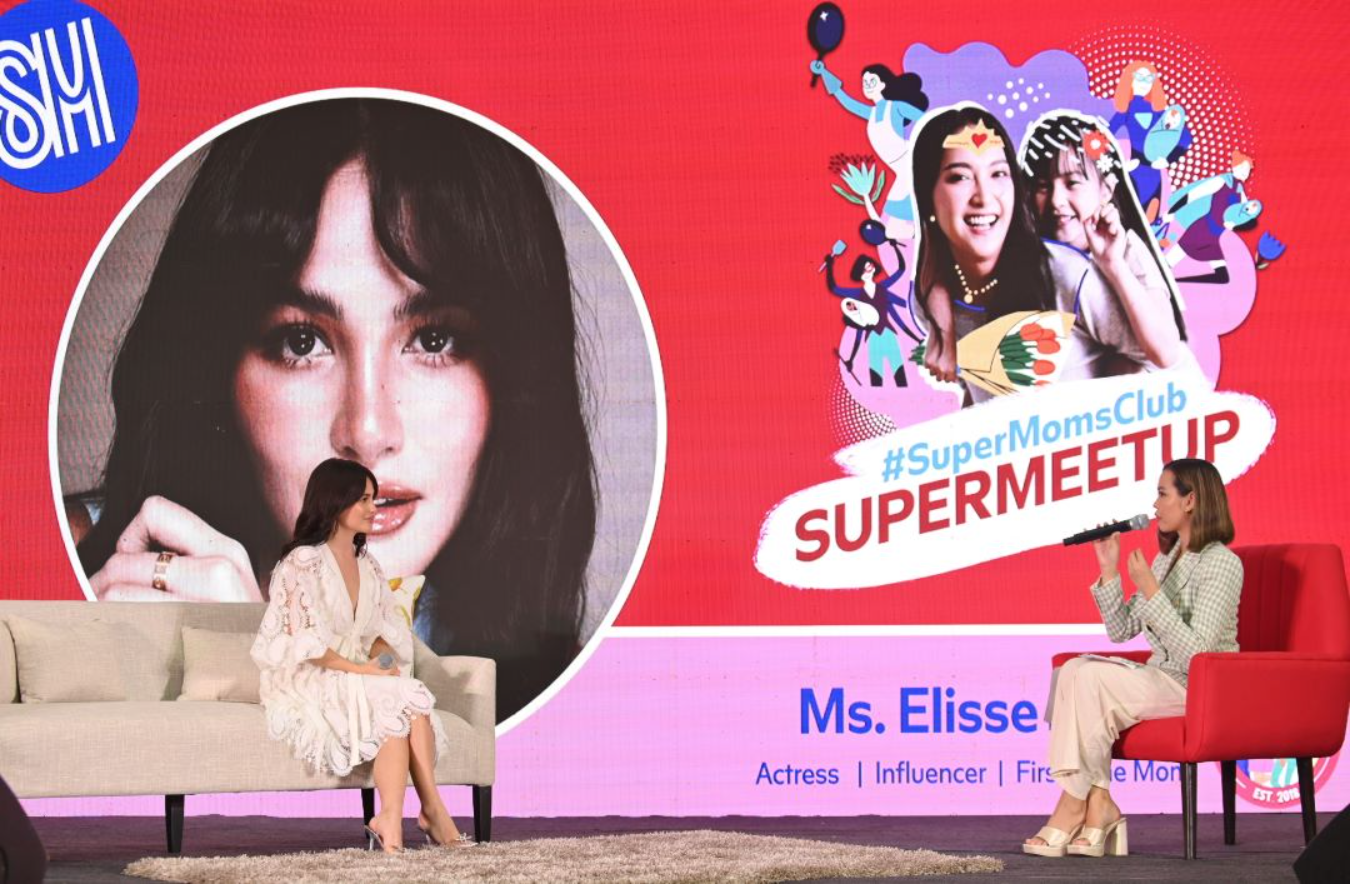 Elisse Joson with Micah Louisse at SuperMoms Club Super Meetup
