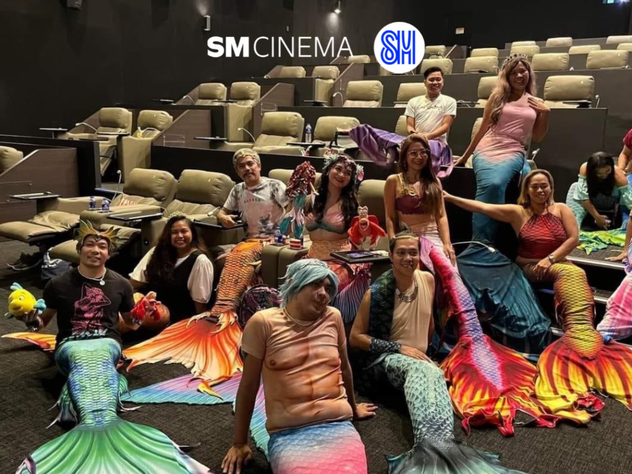 The Little Mermaid fans dress up in underwater costumes at SM Mall of Asia’s Director’s Club | SM Supermalls