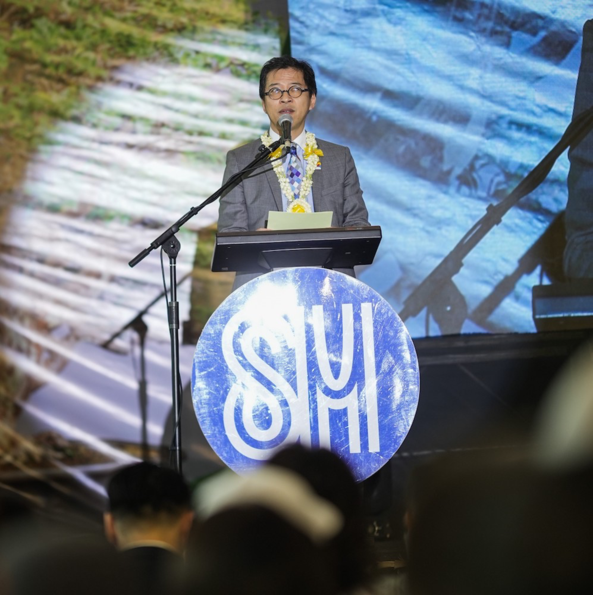  Embassy of Japan in the Philippines Charg&eacute; d'Affaires, Hon. Minister Matsuda Kenichi speaks at the Bonsai Exhibit, Music Hall of SM Mall of Asia | SM Supermalls