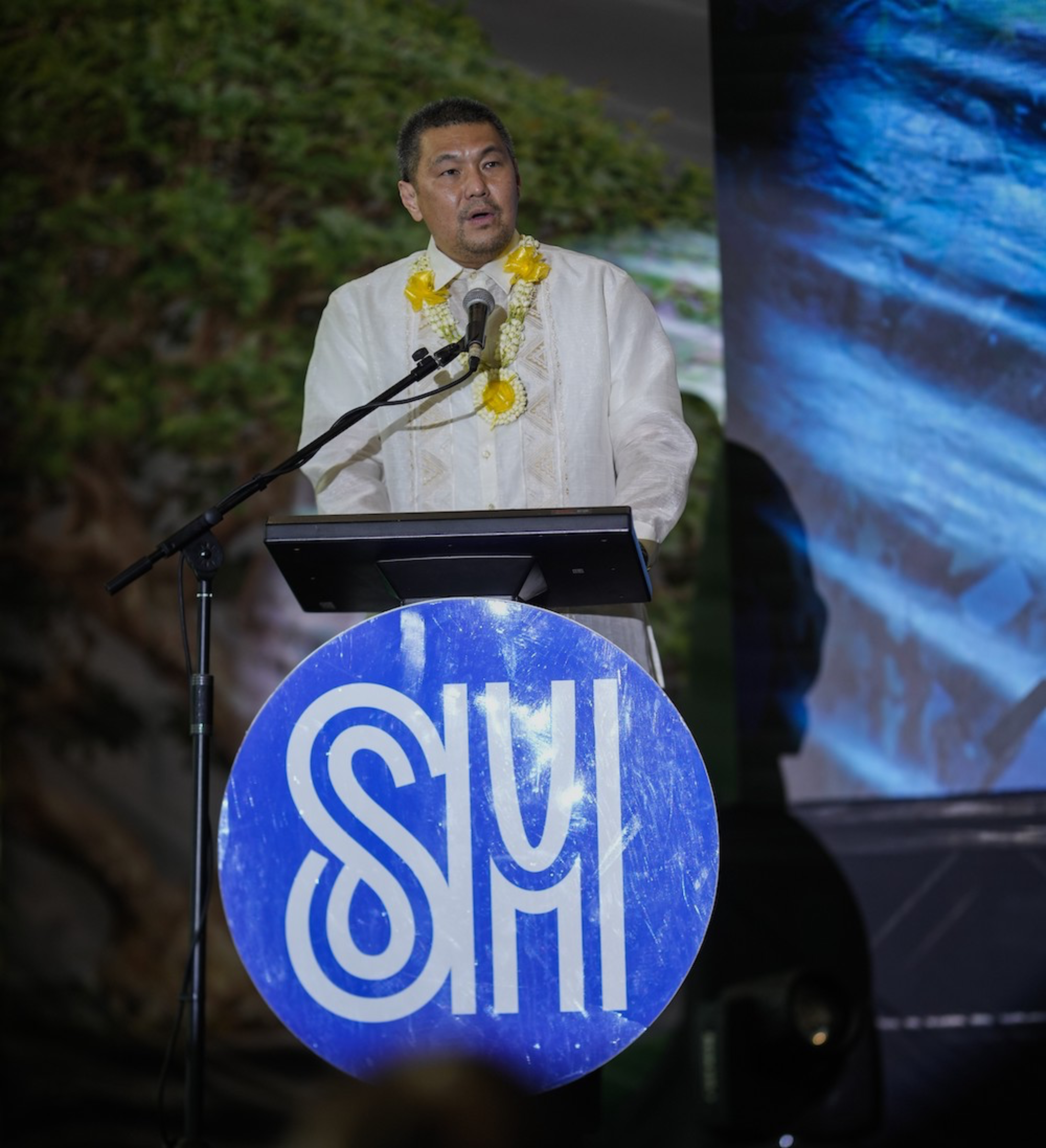 SM Supermalls Senior Vice President for Marketing Jonjon San Agustin during PBSI Bonsai Exhibit at the SM MOA Music Hall | SM Supermalls