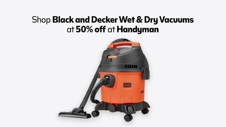 Super Sulit Gadget Deals at Cyberzone: Save 50% off on Black and Decker Wet & Dry Vacuums at Handyman, SM Cherry Shaw | SM Supermalls