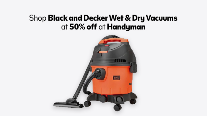  Super Sulit Gadget Deals at Cyberzone: Save 50% off on Black and Decker Wet & Dry Vacuums at Handyman, SM Cherry Shaw | SM Supermalls