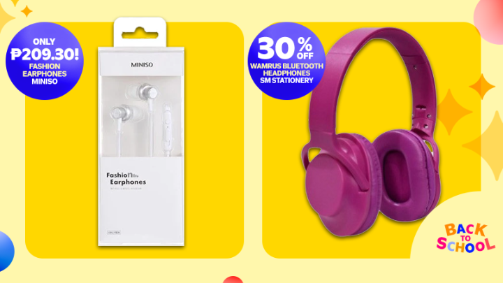 Budget-Friendly Back-to-School Gadgets: Fashion Earphones from Miniso and Wamrus Bluetooth Headphones from SM Stationery | SM Supermalls
