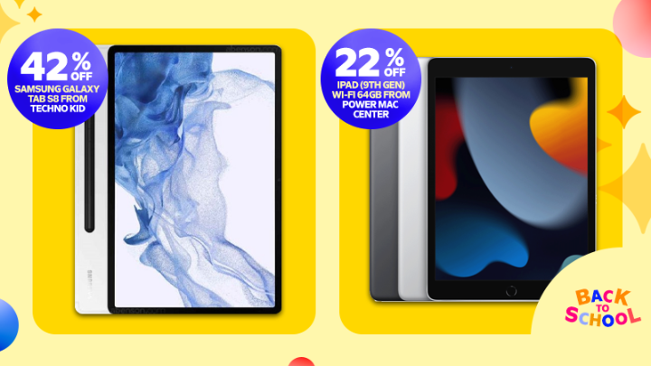Budget-Friendly Back-to-School Gadgets: Samsung Galaxy Tab S8 and iPad (9th Gen) | SM Supermalls