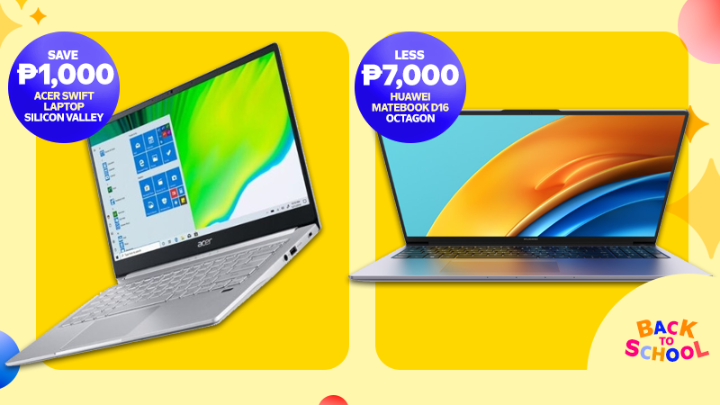 Budget-Friendly Back-to-School Gadgets: Acer Swift Laptop and Huawei Matebook D16 | SM Supermalls