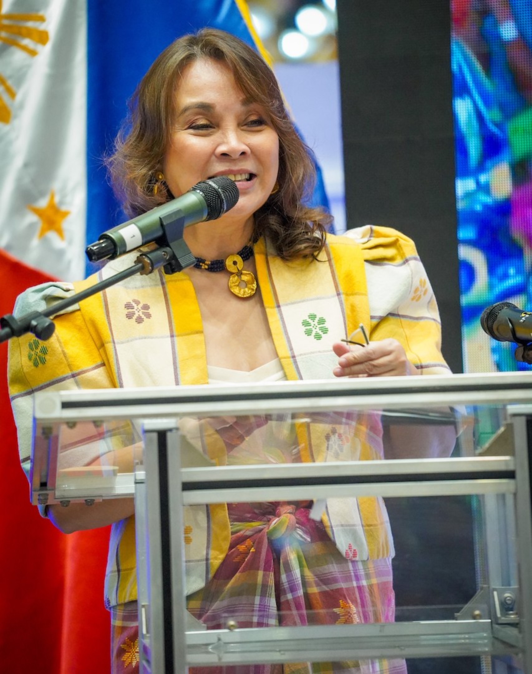 Senate President Pro Tempore Loren Legarda shares her message during TESDA's 29th founding anniversary celebration | SM Supermalls