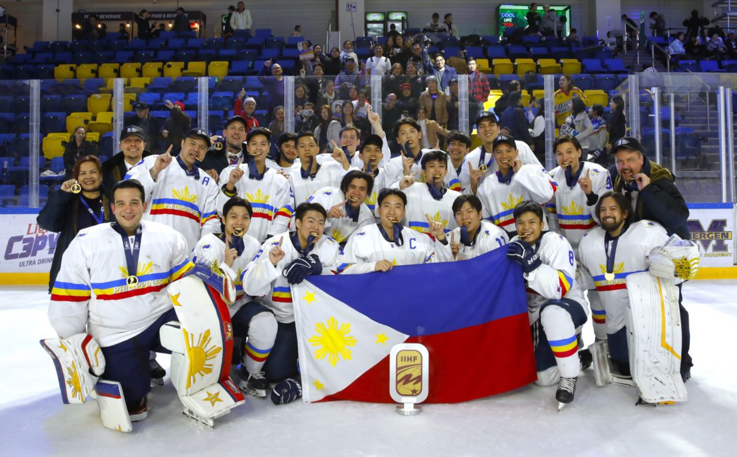 The_Philippines_Mens_National_Ice_Hockey_team_poses_with_their_Gold_in_Division_IV_of_the_2023_International_Ice_Hockey_Federation_Ice_Hockey_Championship