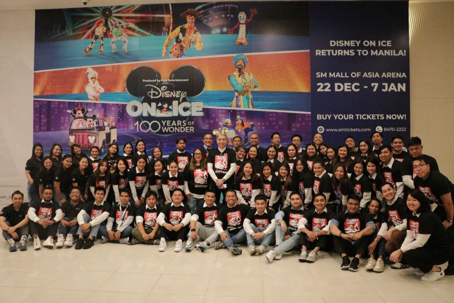The_SM_MOA_Arena_and_SM_Tickets_team_beamed_with_pride_and_joy_as_they_gathered_for_Disney_On_Ice_100_Years_of_Wonder_in_2023_